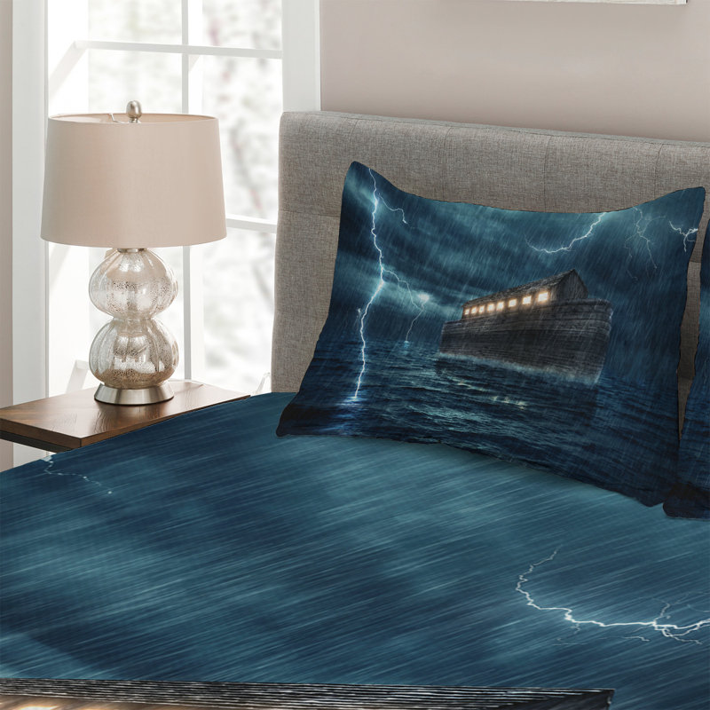 Coastal Polyester Coverlet