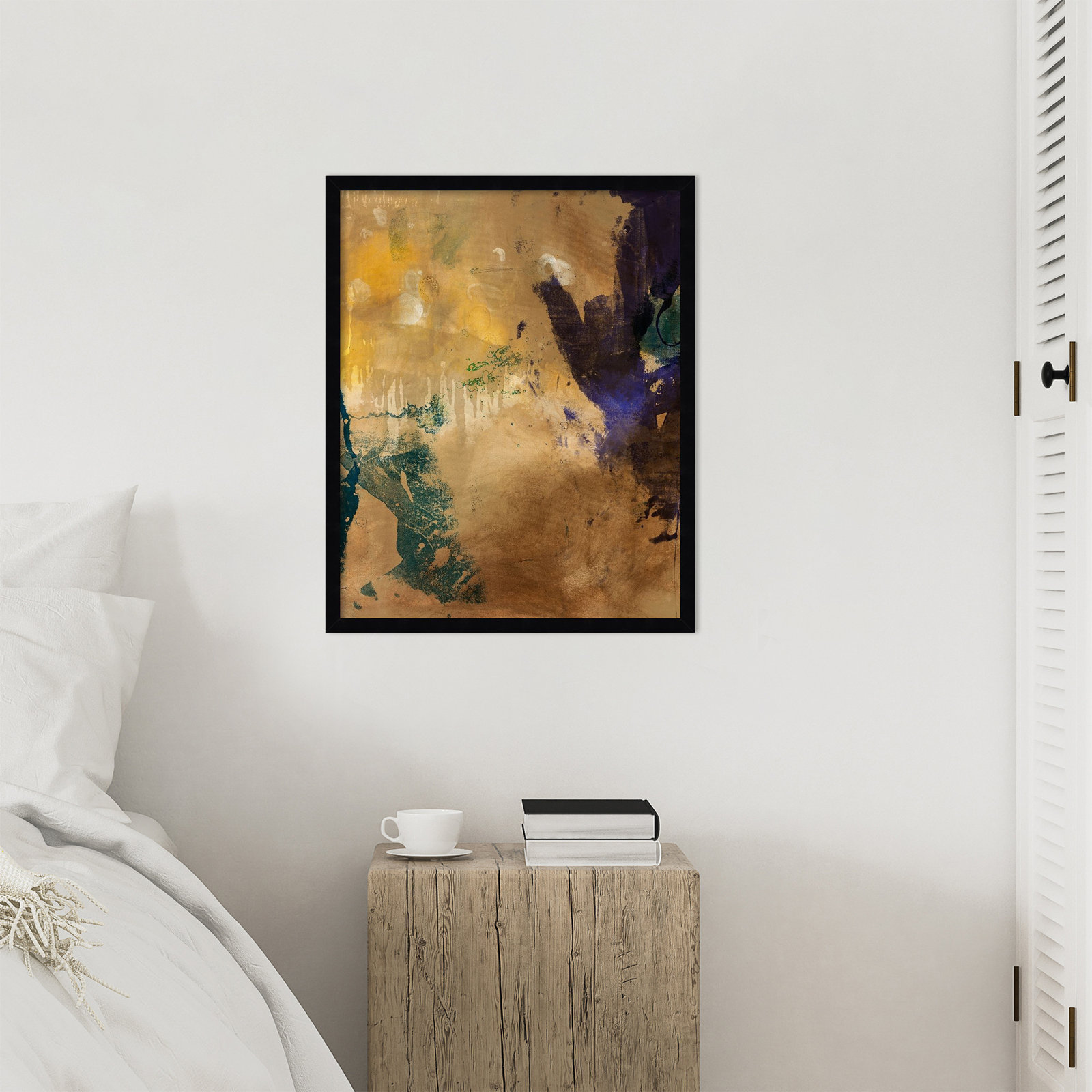 Flagler "Amber Haze No. 1" Print, 25" H x 21" W, Black