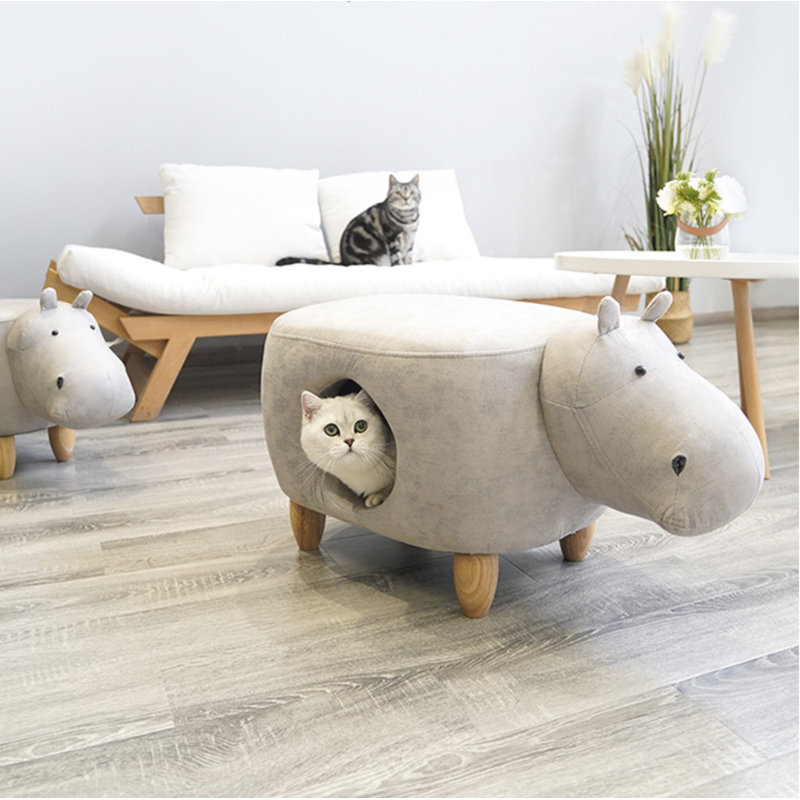 Banc et tabouret rembourrés en cuir Asmi