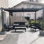 Pergola en aluminium mauve avec auvent-61830300-102355372