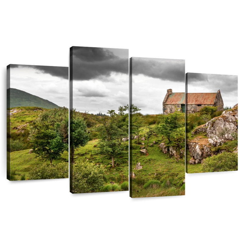 Alvord Irish Village Cabin, H 22 po x l 36 po
