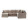 Thames Upholstered U-Shaped Sectional