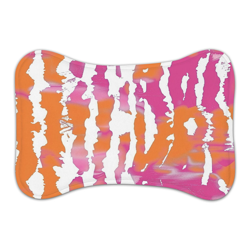 Leopard Design - Tapis d'alimentation en os 1 pièce, Moyen (18 po)