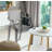 Drewett Acrylic Chair With Arm-655339818