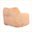 Fauteuil à billes avec accoudoirs Lazy Sofa - Mousse haute densité pour adultes | Fausse fourrure | Profondeur de l'assise: 47,3