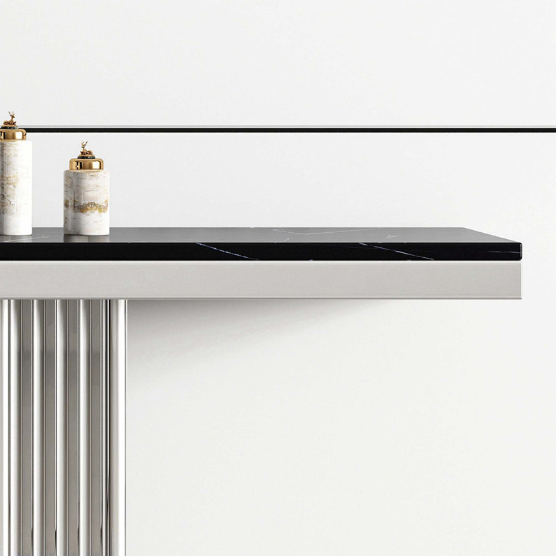 Console 59,06 ", Argent, Noir