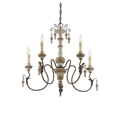 Barrington 5 - Light Dimmable Classic / Traditional Chandelier