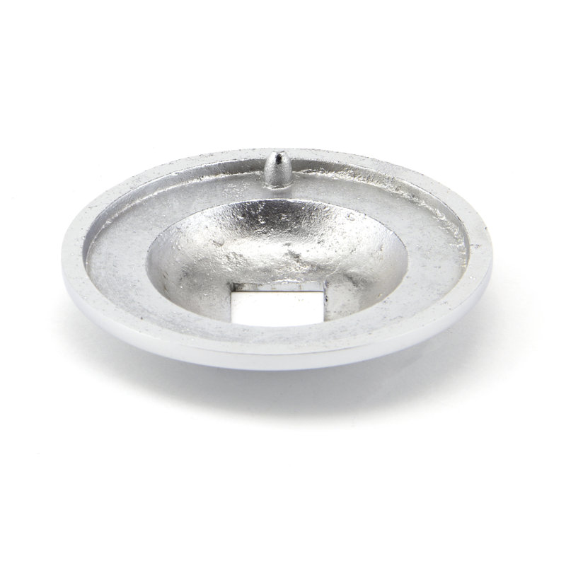 Round Centre Door Knob, Polished Chrome