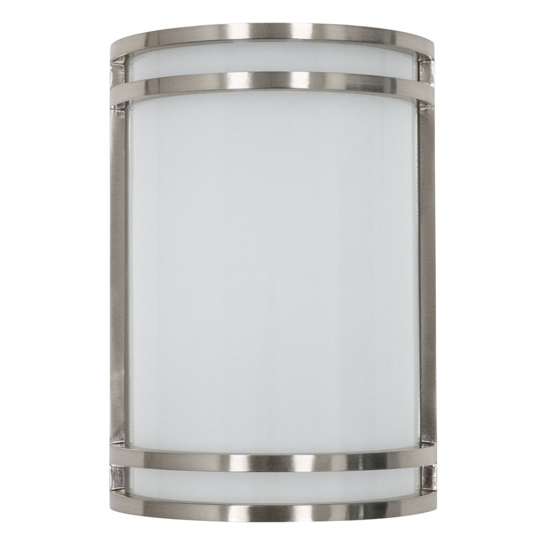 Applique murale d'extérieur à DEL, Brushed Nickel