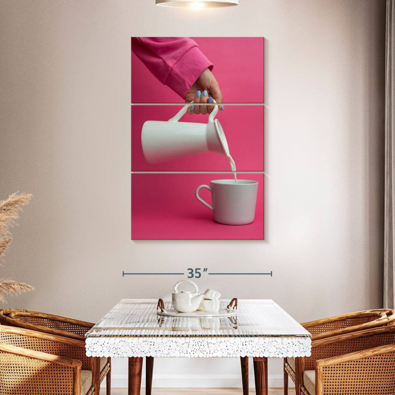 Yarlin Pouring Milk, 50" H x 32" W