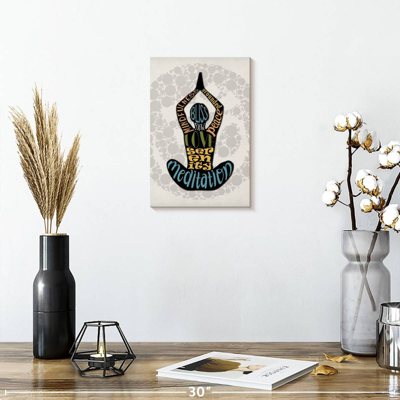 Senne Mindfulness Typography, 12" H x 8" W