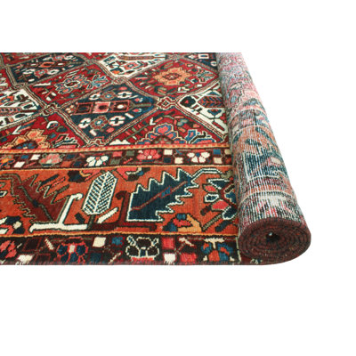 Khusbu Bakhtiari Perkinso Burgundy Rug
