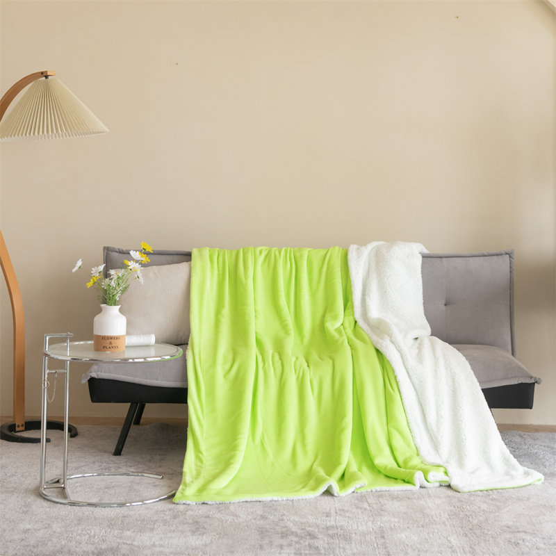Blankets And Throws Throw Blanket, 150cm x 130cm, Green