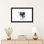 Vache et veau, impression sur toile tendue