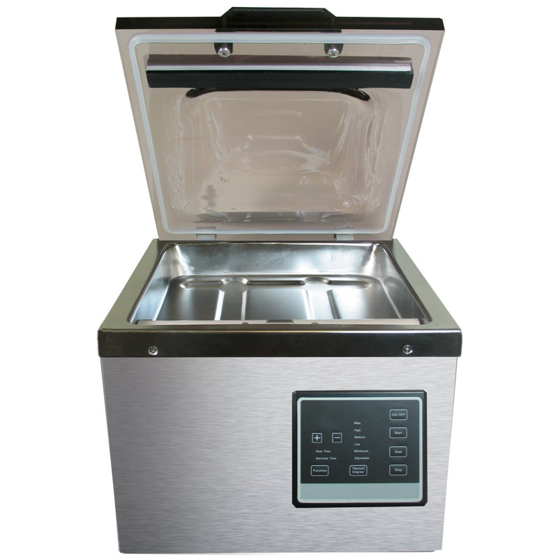 Stainless Steel Digital Chamber Vacuum Sealer with Detachable Cord