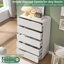 Ensemble de chambre à coucher 3 pièces courbée blanche avec station de charge-131181938-130005274