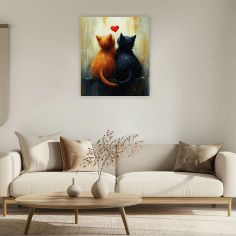 Art mural 24 "x 36", cadre romantique