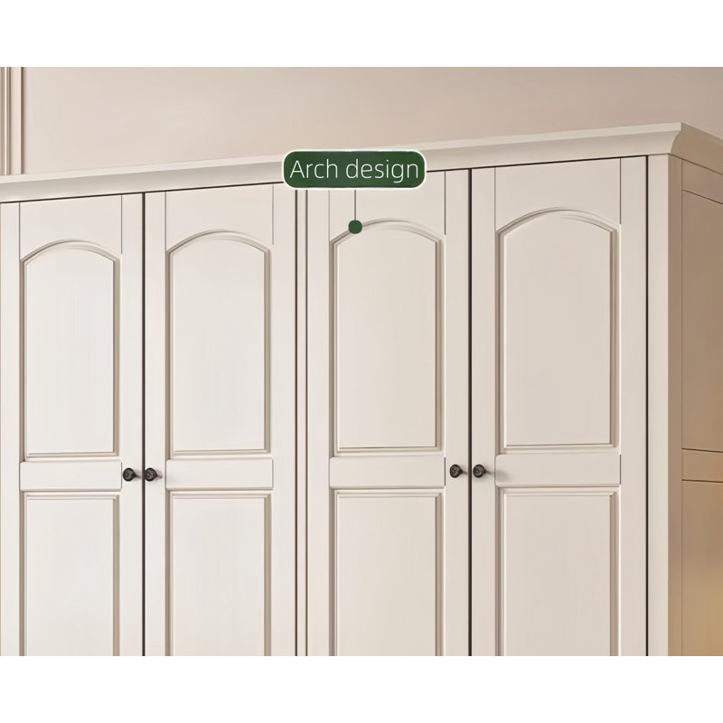 Garde-robe simple blanc classique