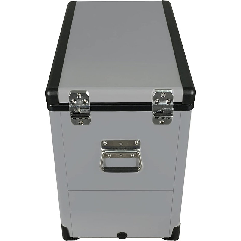 Gray Electric Portable Convertible Refrigerator Freezer