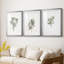 Imprimé floral rétro CCI - impression encadrée sur mesure de qualité supérieure - 3 pièces-36494815