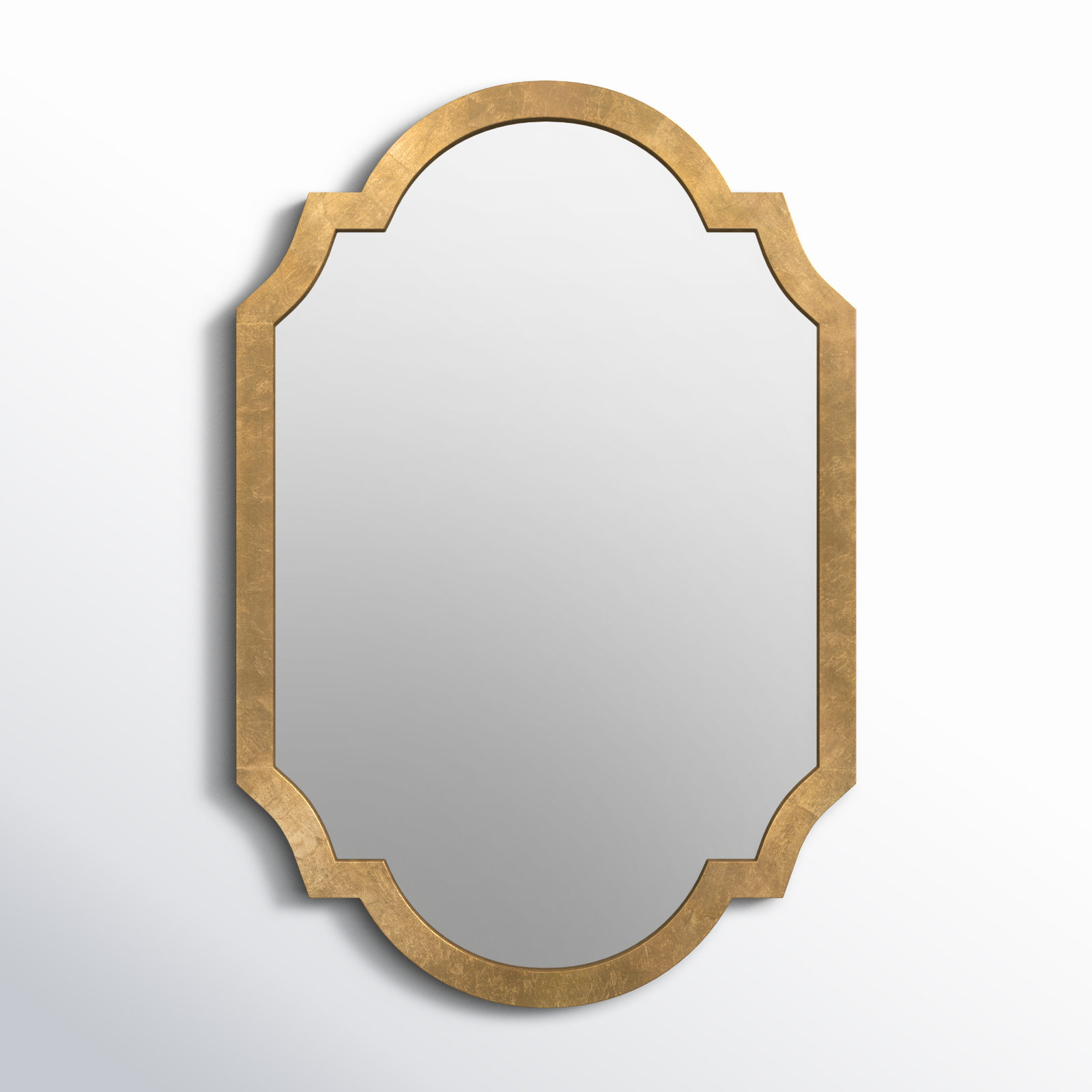 Litton Lane 41 in. x 30 in. Carved Acanthus Rectangle Framed