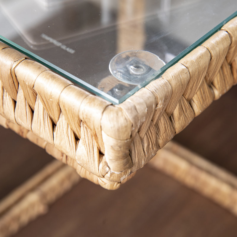 Ismaya Glass Tray Top Nesting Tables