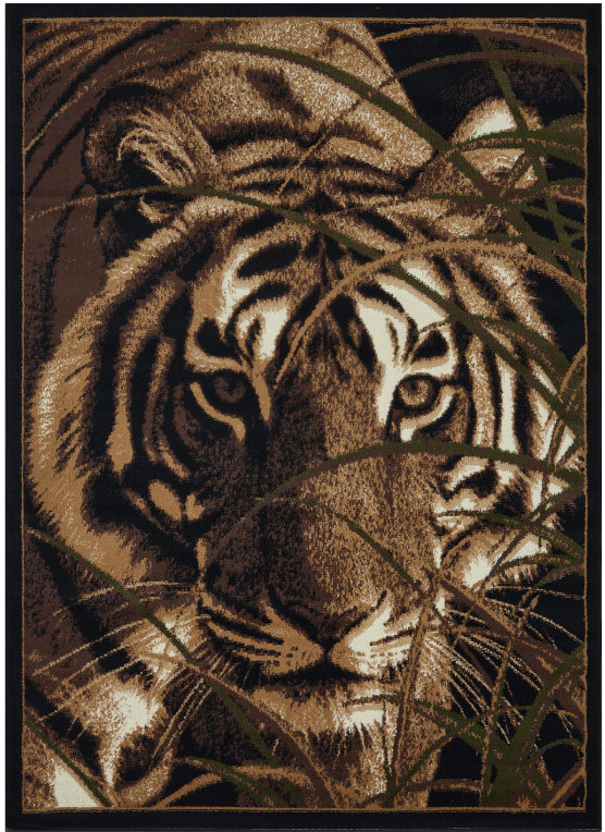 Ealy Big Cat 5'3"x7'3" Area Rug