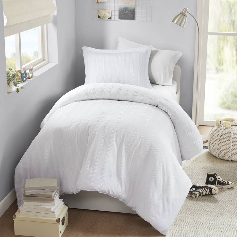 Ensembles de literie à rayures tissées durables, polyester simple / simple TG, style moderne pour toutes les chambres