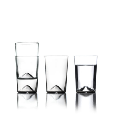 Monti 12oz. Handmade Crystal Drinking Glass Set