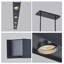 Luminaire suspendu noir à 5 lumières