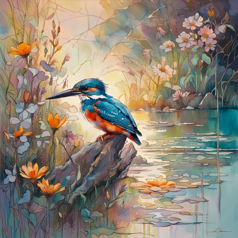 Art sur toile Riverlight