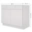 Armoire de base pour évier Homeibro, portes à fermeture douce, pour la salle de lavage, la salle de douche, la buanderie-87690898-87690896