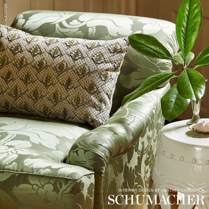 Dandridge Damask Fabric, Magnolia