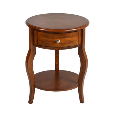 Table basse à 3 pieds en bois massif Jonesburg