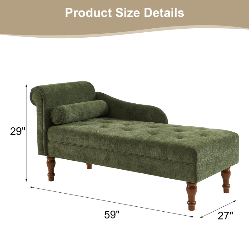 ANDYDECO Modern Style Daybed, Olive