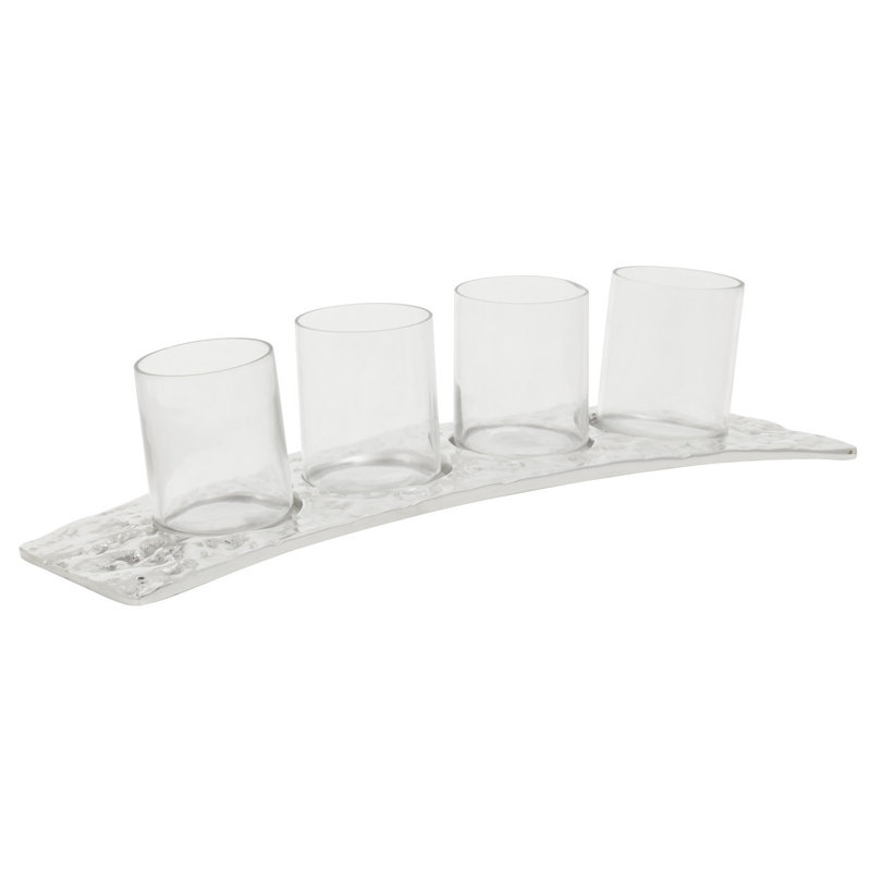 Beric Tabletop Tealight Holder, Silver