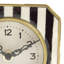 Horloge de table rayée