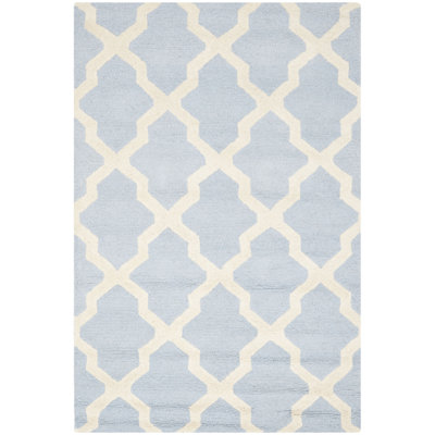 Cannen Hand Tufted Wool Geometric Rug