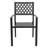 Outdoor 3-piece Iron Bistro Set, Powder-coated Finish, Black