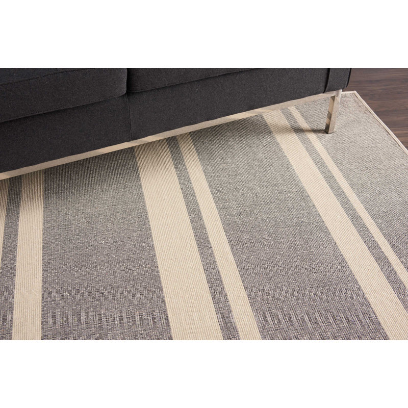 Tapis beige / gris tissé à la main San Diego CK730, Rectangle 4 pi x 6 pi