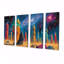 Cosmic Wanderer Crystal Pillars - Space Paysages, ensemble d'art mural 4 pièces-1352824804