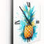 Horloge murale Graceton - Ananas surdimensionnée-1846852051