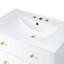 Ensemble de meuble-lavabo simple 30 po avec plateau en céramique Elizabeth