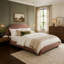 Lit plateforme en tissu bouclé Boucle-134370806-134370808