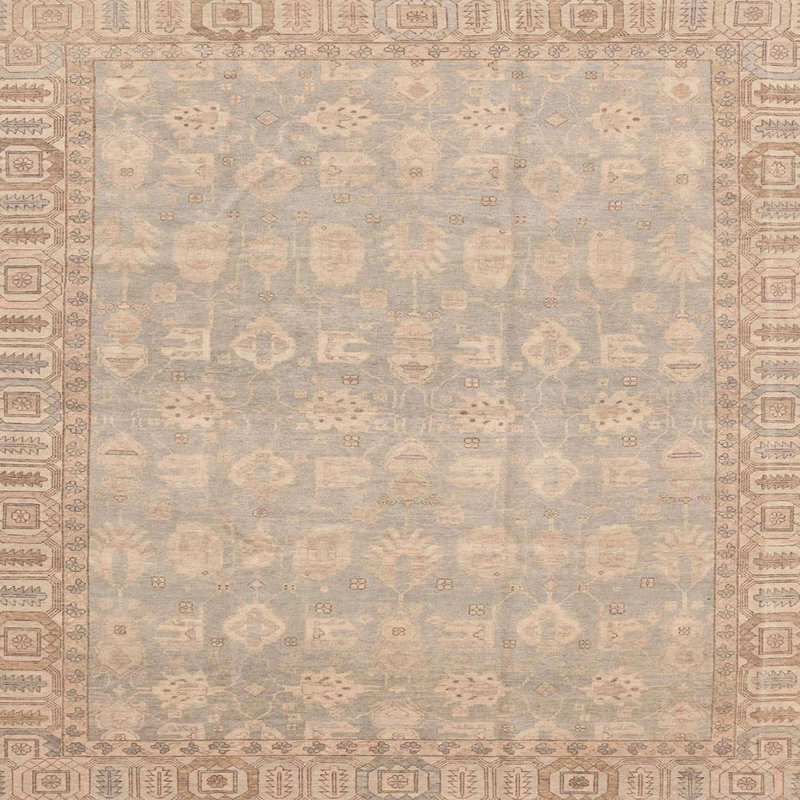 Abstract Indoor Rug, Square 5'