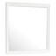 Miroir mural moderne pour salle de bain, blanc