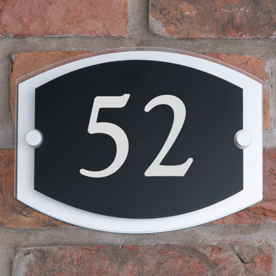Sigfried 15cm H Plastic House Number