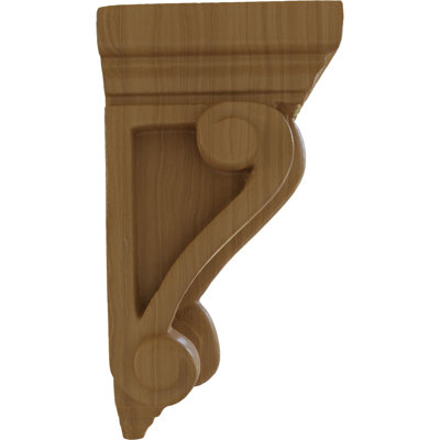 Corbeau en bois traditionnel Devon, cerise, l 2 2 po x P 2 1/4 po x H 4 1/4 po