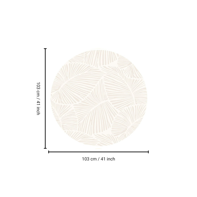 41" X - 41" Round Rug