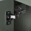 Meuble-lavabo de 24 pouces avec lavabo en céramique, 1 porte à fermeture douce, 2 tiroirs à fermeture douce-105834841